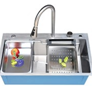 Chậu rửa chén inox CR - 7846 VA - 304 Nano